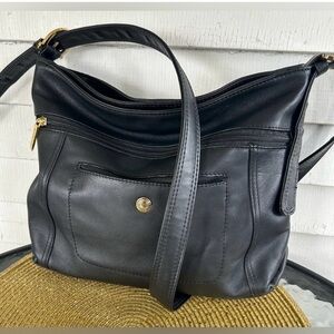 Stone & Co. Black Leather Shoulder Bag